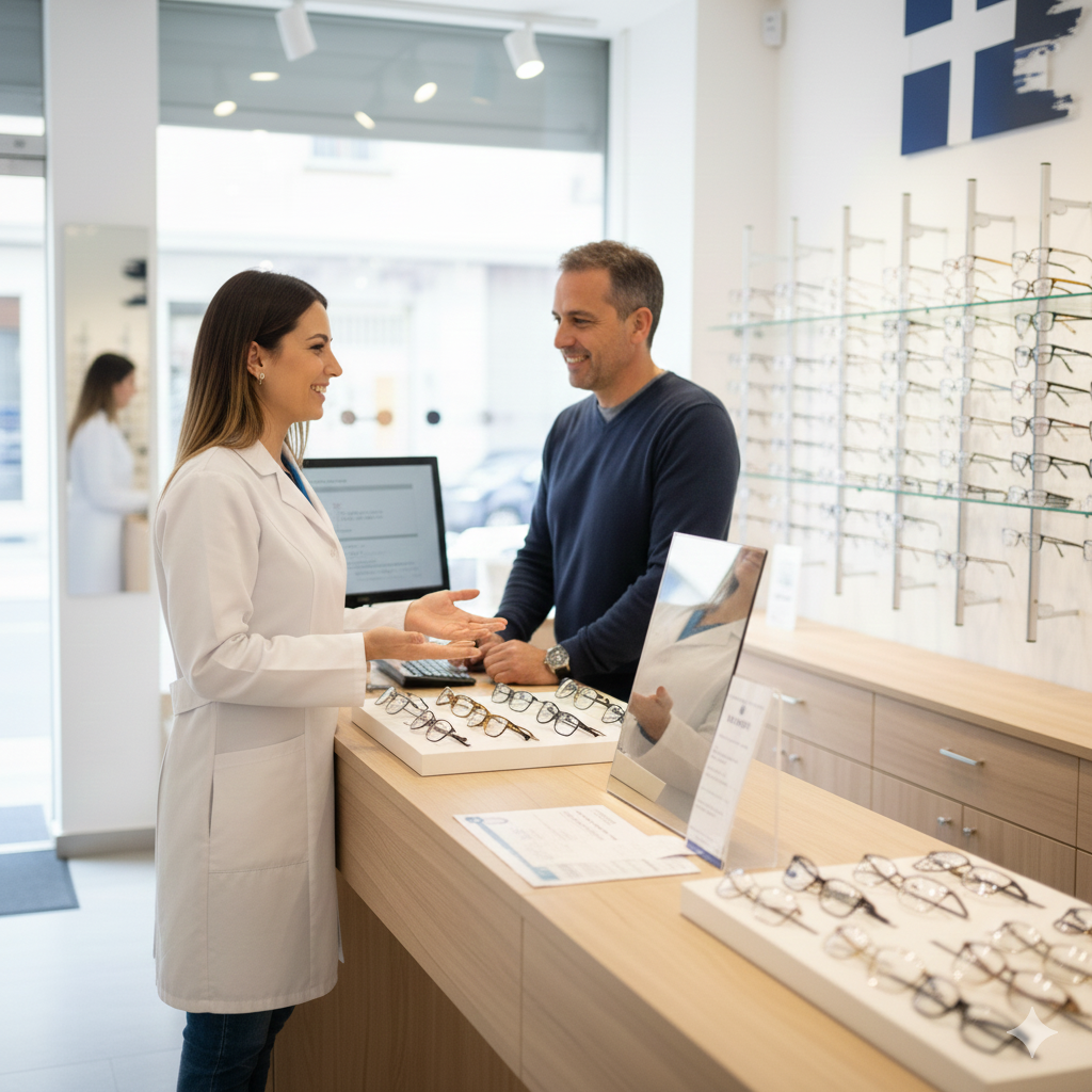 «Οπτικό κατάστημα με γυαλιά οράσεως και διαδικασία αποζημίωσης δαπάνης γυαλιών ΕΟΠΥΥ»